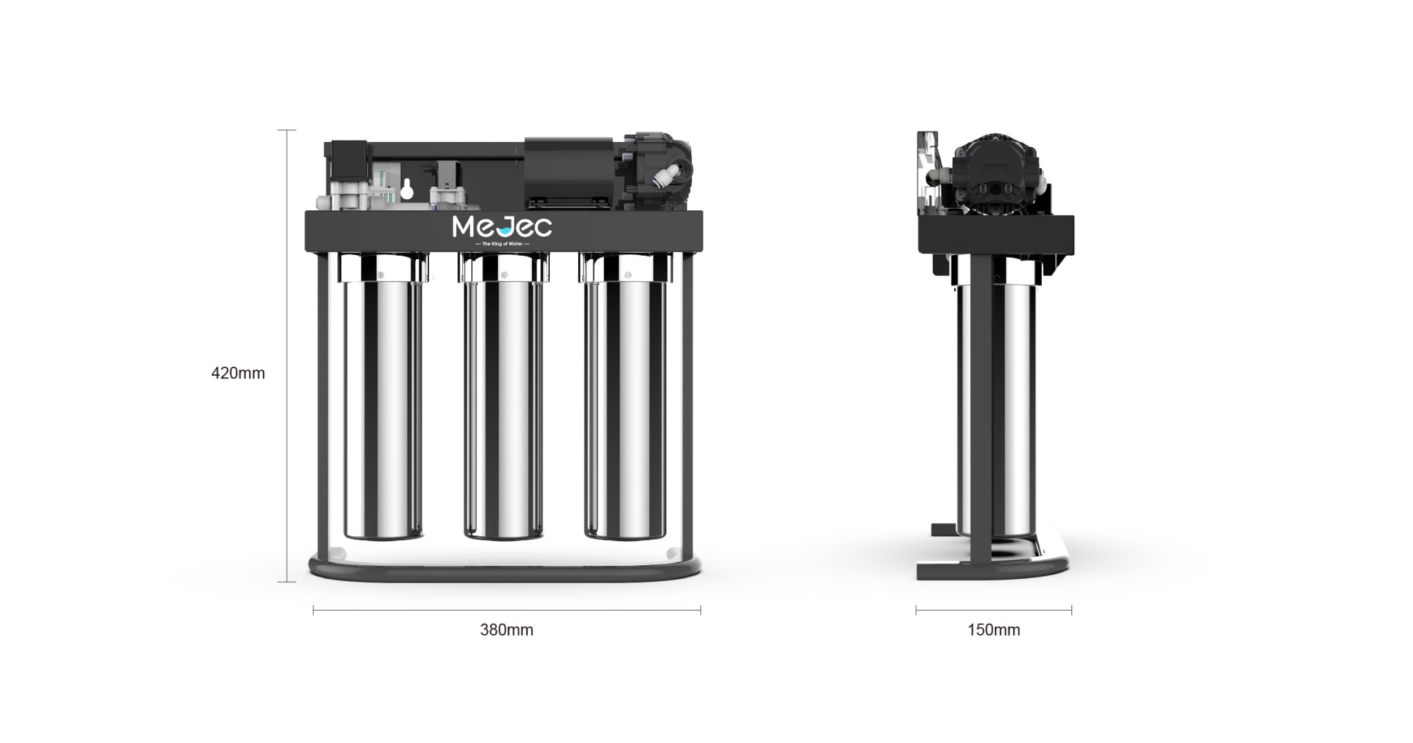 Professional 3-Stage Under-Sink RO System | Mejec
